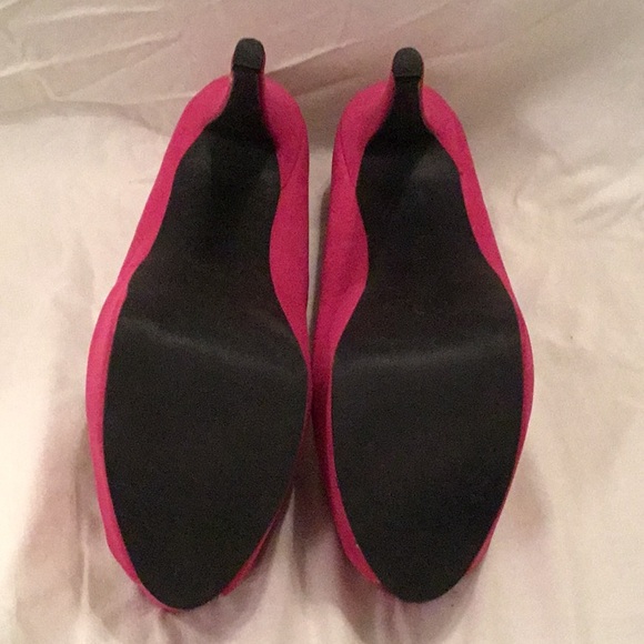 Hot Pink Peep-toe Heel; JustFab Suri 8 - Picture 7 of 7
